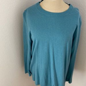 J.Jill marine blue tunic sweater